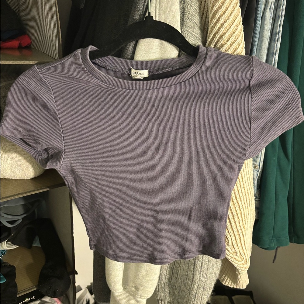 Garage Lavender Crop Top